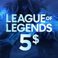 LOL 5 USD Riot Acces NA