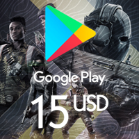 Google Play 15 USD Gift Card