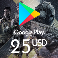 Google Play 25 USD Gift Card