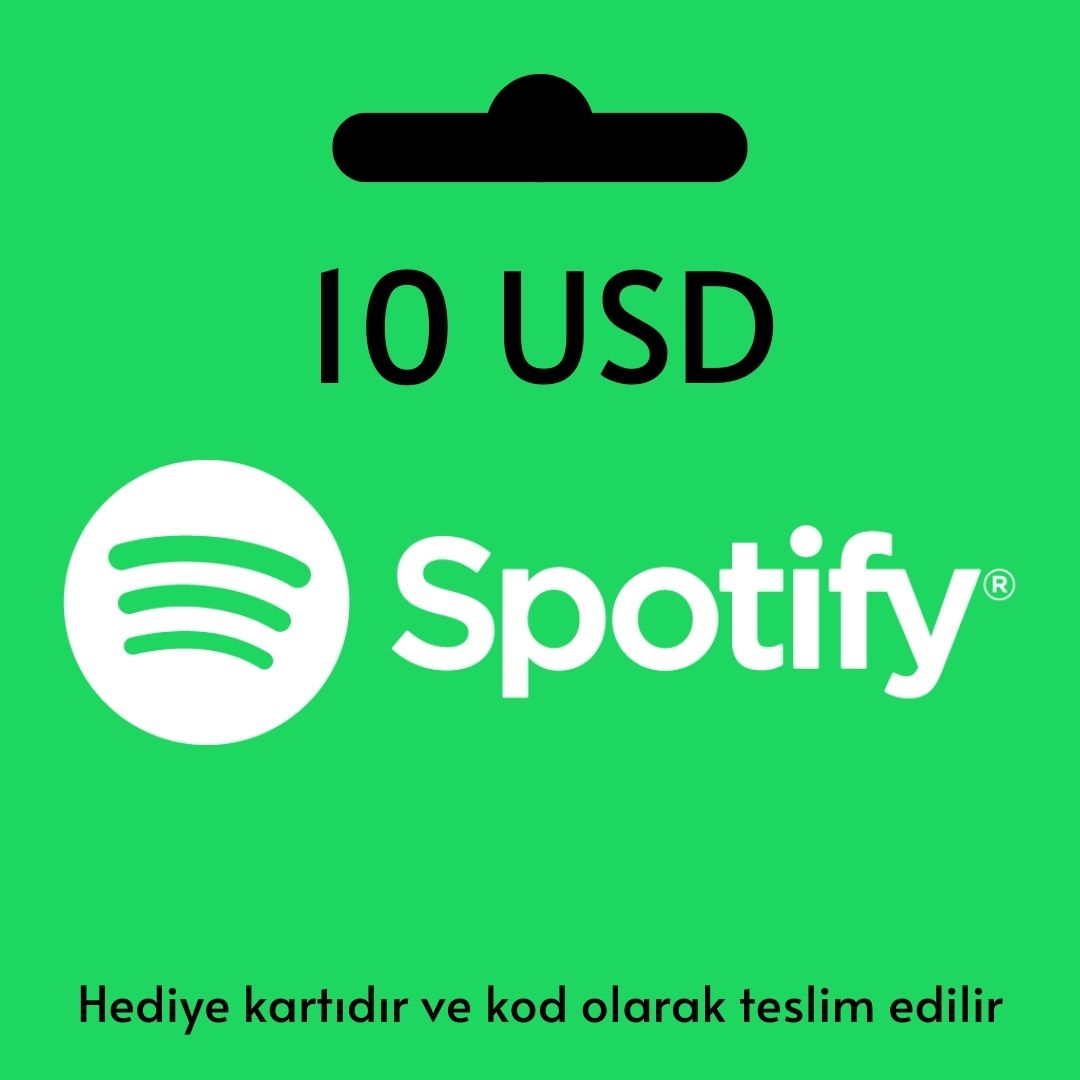 Spotify USD 10 Gift Card