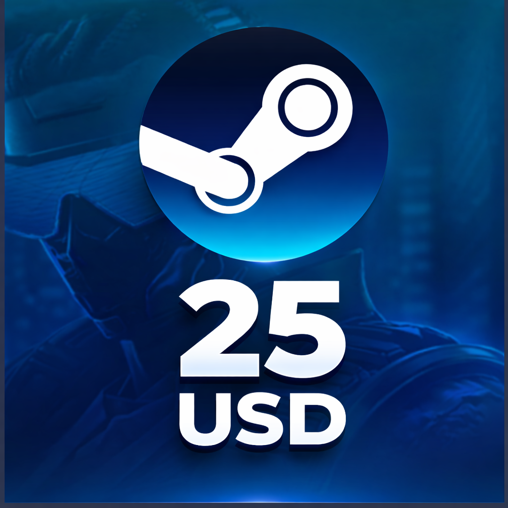  Steam Wallet Card 25 USD  
