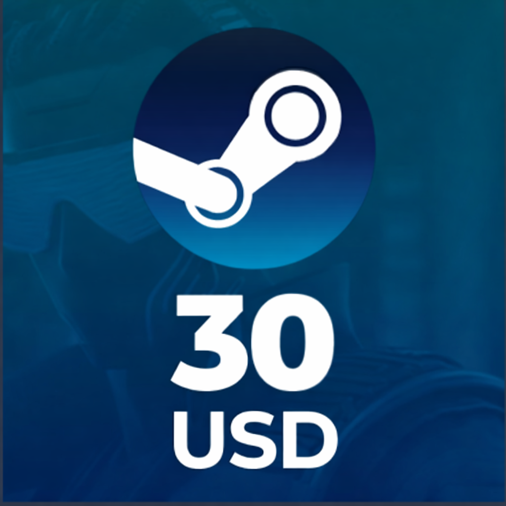  Steam Wallet Card 30 USD  