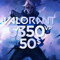 Valorant 5.350 VP - 50 USD