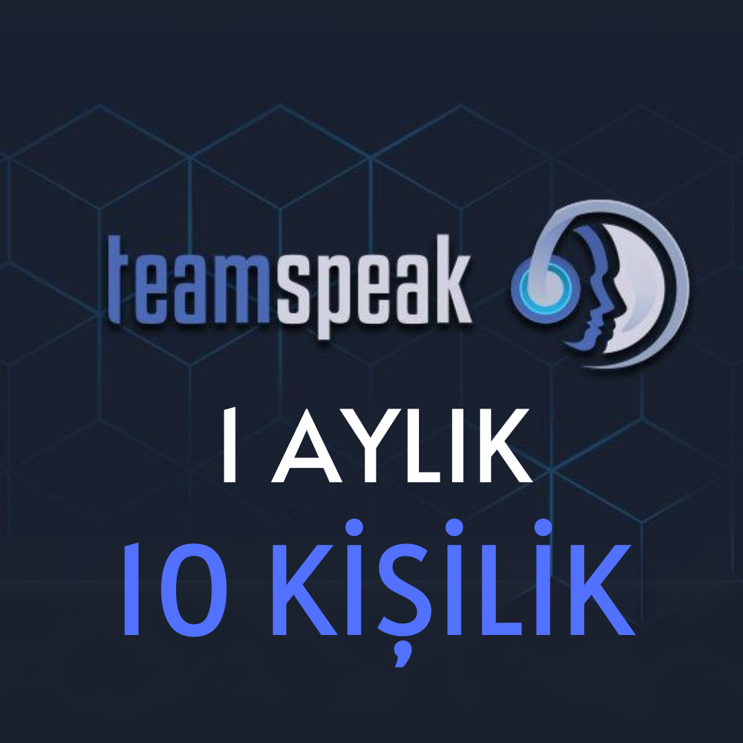 TeamSpeak 10 Kişilik ( 1 Ay )