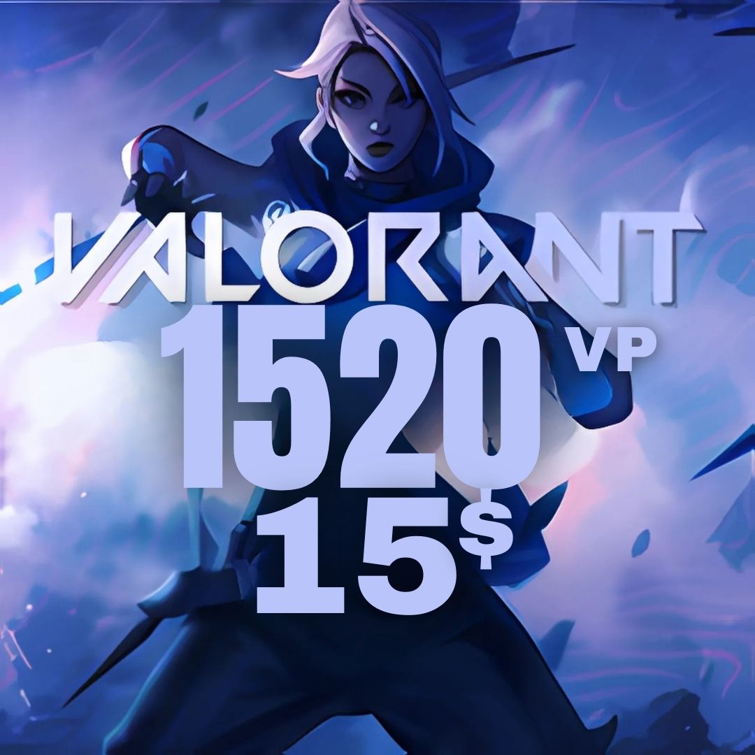 Valorant 1.520 VP - 15 USD