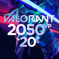 Valorant 2.050 VP - 20 EURO