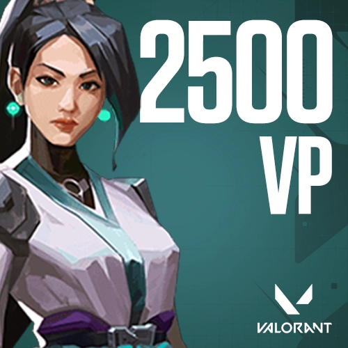 Valorant 2.500 VP - 25 USD
