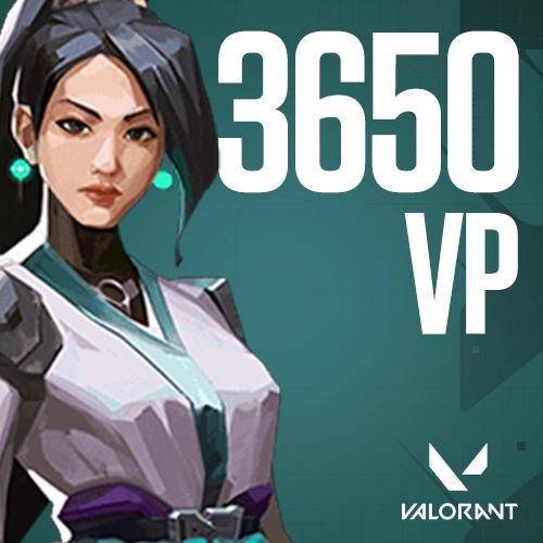 Valorant 3.650 VP - 35 USD
