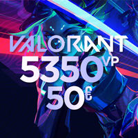 Valorant 5.350 VP - 50 EURO